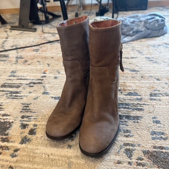 Napoleoni Brown Suede Women’s Ankle Boots - Size 39 - Picture 3 of 8